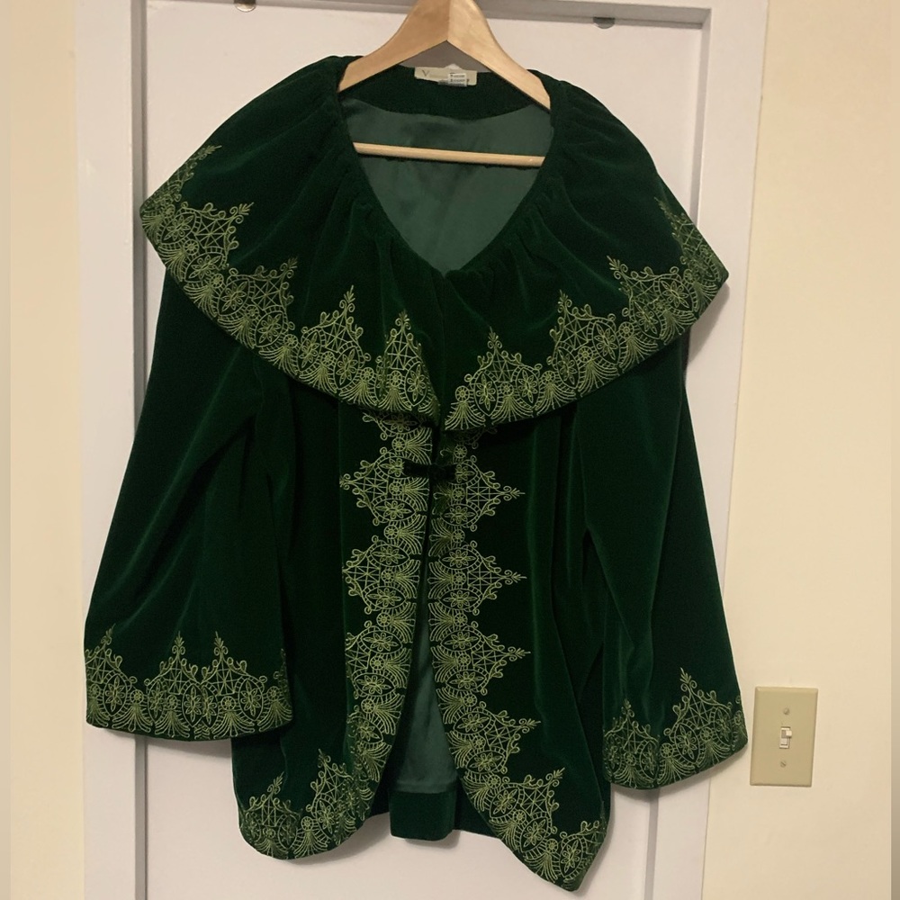 Victorian choice velvet jacket